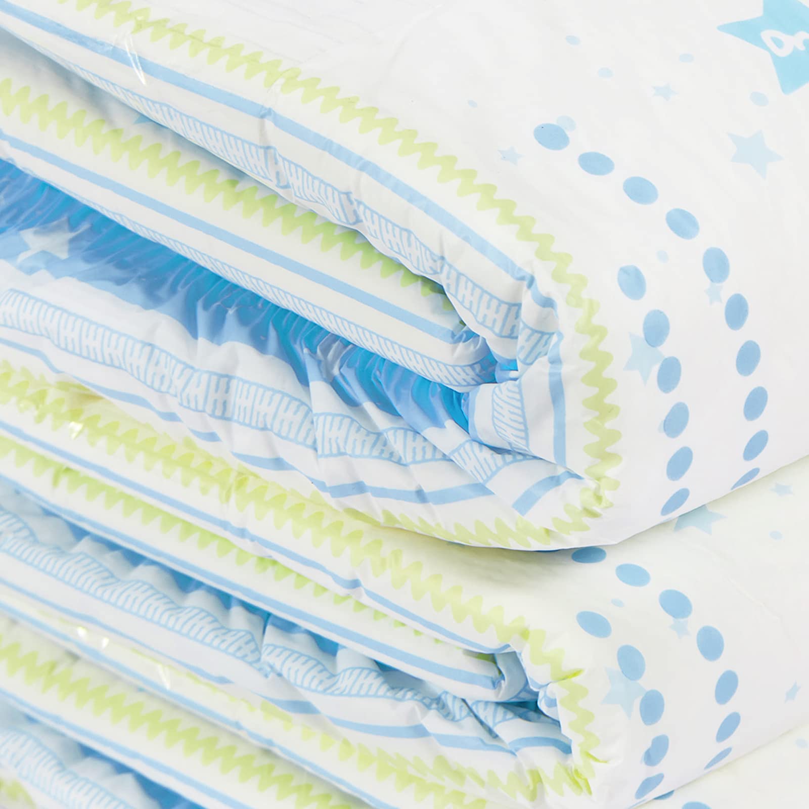Littleforbig Printed Diaper 2 Pieces Pack 3 Prints Random Assorted - Astro Babies (Large 36-48)