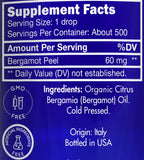 Organic, Bergamot Essential Oil, Food Grade, for Tea - 100% Pure, Bergamot Oil, by Zongle Therapeutics, 1 OZ