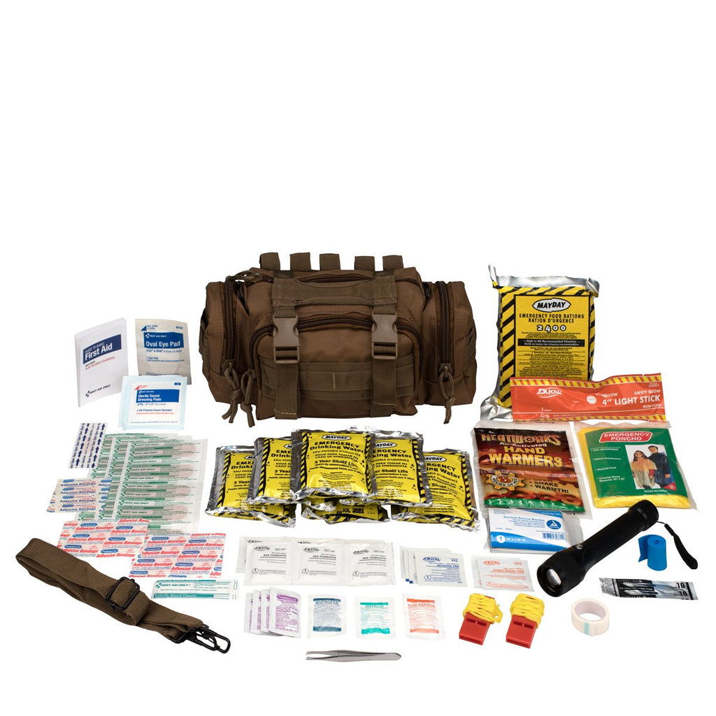 First Aid Only FAO90454-001 Emergency Prep Tan Fabric Bag  1 Person