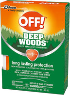 OFF! Deep Woods Insect Repellent Towelettes, 12 Count (Pack of 12)
