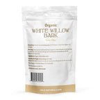 Halo Naturals Organic White Willow Bark Cut & Sifted, 4 Ounces (Salix alba) USDA Certified | Resealable Pouch| Packaged in The U
