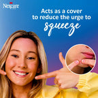 Nexcare Thin and Transparent Acne Patch, Skin Cover Absorbs Pus and Oil from Clogged Pores, made with hydrocolloid, tab allows f