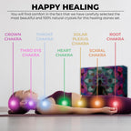 Crystals and Healing Stones Set 31Pcs - Healing Crystals & Stones - 14 Real Raw Chakra Rocks, 7 Gemstones Bottles, 3 Essential O