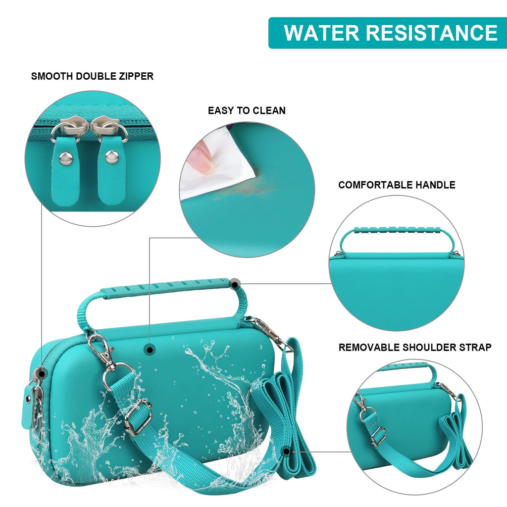 Supmay Hard Case for Asthma Inhaler, Handheld Spacer for Kids and Adults, Masks, Inhaler Holder Asthma Travel Bag Carrying Organ