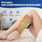 ZHOUMADE Cordless Leg Massager with Heat and Compression, Rechargeable Leg Compression Massager for Circulation, Muscle Relaxati