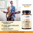 Glucosamine Chondroitin MSM Turmeric 2100mg - Joint Complete Capsules, Advanced Strength Joint Support Supplement for Adults Han
