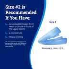 ZQuiet Anti-Snoring Mouthpiece Solution - Comfort Size #2 (Single Device) + Cleaner (1.5oz Bottle) - Made in USA Snoring Solutio