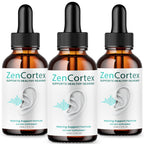 (3 Pack) Zencortex For Tinnitus Relief - Official Formula - Zencortex Drops for Ears, Zen Cortex 24 Tinnitus Drops Liquid Supple