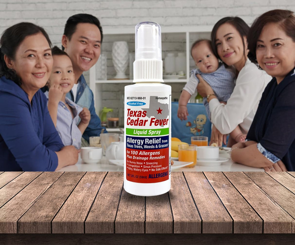 PROGENA Allergena Texas Cedar Fever (2 Fl Ounce Spray, Adult)