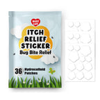 BUZZLUV Itch Relief Patches for Kids 36 Hydrocolloid Patches, Anti Itch Stickers, Fast Bite Itch Relief, Reduce Swelling Itching