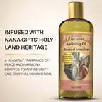 Nana Gifts Testament Anointing Oil, Roses of Jerusalem, Oil of The Peacemakers, Excellent Value Large Bottle Size 8.45 fl.oz | 2
