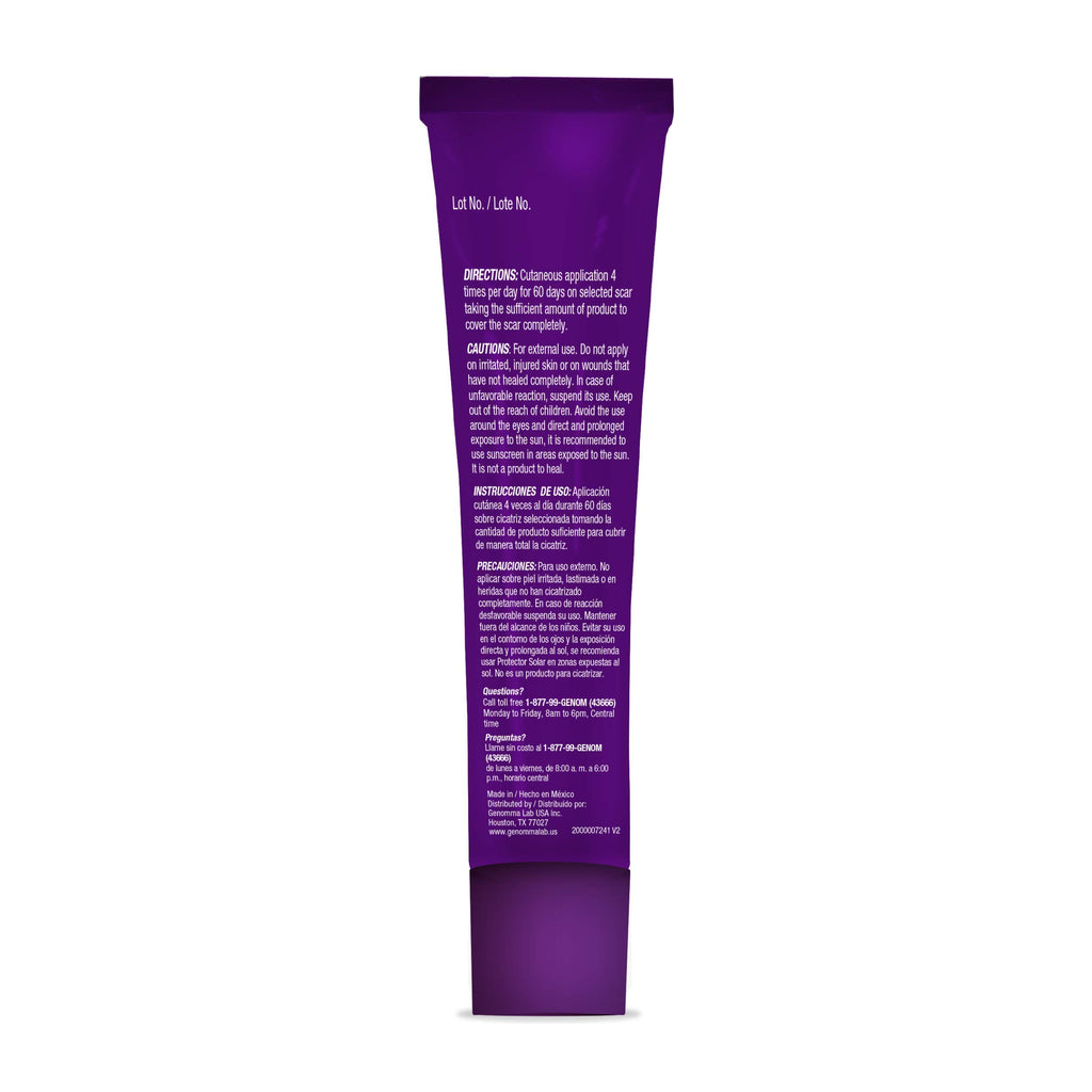 Cicatricure Scar Gel Cream Reduces Visible Scarring From Surgery, Burns, Acne, Injury 1.0 oz ( 2pk.)