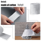 Nuanchu 12 Rolls Cast Padding Individual Pack Soft Cotton Undercast Padding Wrap Use with Plaster Cloth Gauze Bandage for Hallow