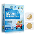 MQXUNMI Motion Sickness Patches, 28 pcs No-Drowsy Sea Sickness Patches for Car Sickness, Air Sickness and Travel Patch, Fast Eff