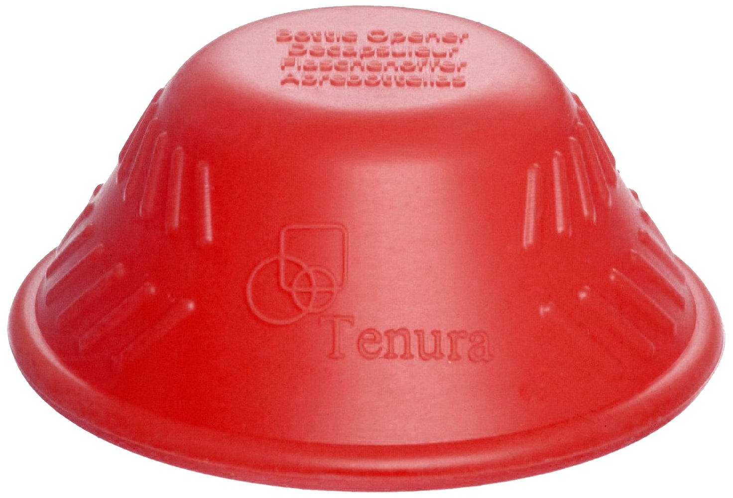 SP Ableware 753700001 Tenura 100 Percent Silicone Bottle Opener, Red, 2.5 Diameter