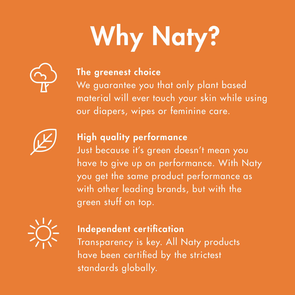 Eco by Naty Panty Liners for Women - Liners for Daily use, Eco-Friendly Womens Thin Discreet Panty Liners with Organic Cotton to