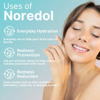 Noredol Skin Care Gel - Redness Relief Moisturizer for Dry Skin - Rosacea Treatment for Face - Soothes Prone Skin and Irritation