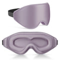 99% Fully Block Out Light Eye Sleep Mask, 3D Deep Contoured Eyes Cover Zero Pressure, Long Lash Extension Eyes Mask with Adjusta