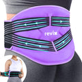 REVIX Reusable Large Back Ice Packs with Compression Straps, Adjustable Lower Back Ice Wrap for Lumbar, Sciatic Nerve, Soft Plus