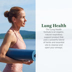 Global Healing Organic Lung Health Supplement - Herbal Nasal Decongestant Spray for Lung Cleanse, Respiratory Support and Mucus