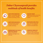 Dabur Chyawanprash (Chyavanprash) - Traditional Inspired by Ayurveda with Natural Ayurvedic Ingredients - Revitalize, Energize,