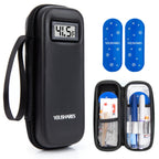 YOUSHARES Insulin Cooler Travel Case with Temperature Display - Diabetic Travel Case Refrigerated Medicine Cooler Travel Case wi