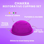 Lure Essentials Cupping Therapy Set 10 Professional Silicone Cupping Cups for Muscle Knots, Joints, Muscles, Arms and Feet