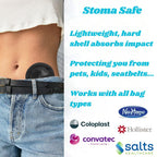 Stoma Safe StomaSafe | Stoma Protector | Stoma Shield | Ostomy Protector | Protective Hernia | Ostomy Bag (White)