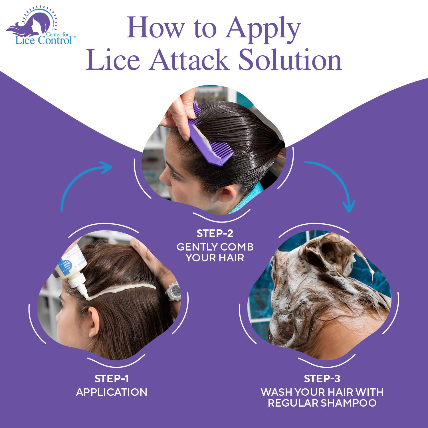 Kapow 8oz Head Lice Shampoo - 2-Pack, Kills Lice & Eggs, Strong Yet Gentle, Fast Results, Pleasant Scent, Non-Toxic, Safe for Se