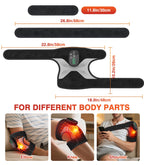 Lanieney Knee Massager with Heat, 3 Vibration Modes, LED Screen, Adjustable Straps, Gift for Men and Women