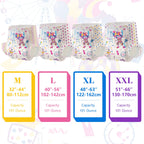 Aimisin Adult Printed Diapers,XX-Large-Uncle Clown, 7 Pieces for Men and Women - Leak Protection Heavy Absorbency Protection Dia
