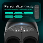 Snailax Shiatsu Foot Massager with Heat, Feet Massage for Plantar Fasciitis Neuropathy, Remote Control, Up to Size 13, Gifts for