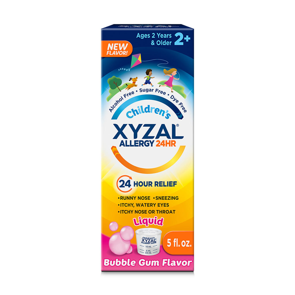 Xyzal Childrens Oral Solution, 5 fl. oz., 24-Hour Allergy Relief for Kids, Tutti Frutti Flavor