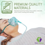Oxygen Tubing - Premium Green Crush Resistant Oxygen Tubes - Extra Long 50 Foot - Pack of 3 Tubes