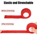 Twavang 6 Pack 1 Inches Self Adhesive Bandage Wrap Breathable Cohesive Bandage Elastic Tape for Pets, Athletic, Sports, Wrist, K