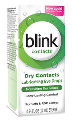 Blink Contacts Lubricant Eye Drops, 10 ml (Pack of 3)