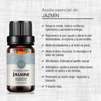 RAINBOW ABBY Jasmine Essential Oil 100% Pure Oganic Plant Natrual Flower Essential Oil for Diffuser Message Skin Care Sleep - 10