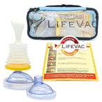 LifeVac Blue Travel Kit - Portable Suction Rescue Device, First Aid Kit for Kids and Adults, Portable Airway Suction Device for 