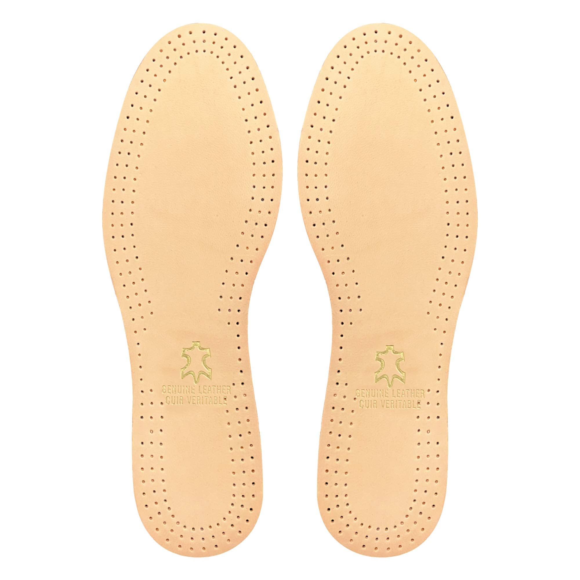 Moneysworth & Best Shoe Care Leather Insole, Tan, Womens Size 8-9/Mens Size 6-7