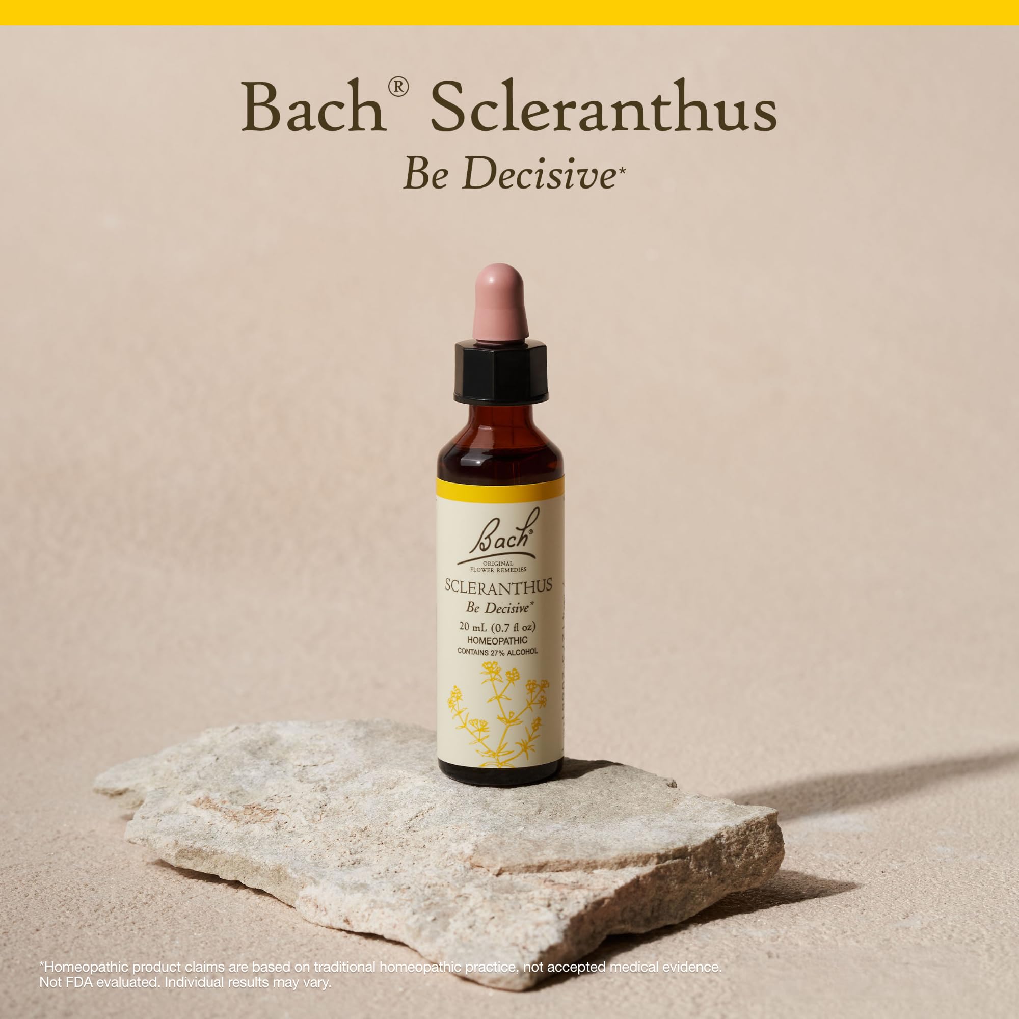 Bach Original Flower Remedies, Scleranthus - Be Decisive - Natural Homeopathic Flower Essence for Emotional Balance - Vegan, Glu