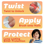 GANWOYS Stop Nail Biting Pen - Bitter Nail Biting Treatment for Kids & Adults,Thumb Sucking Deterrent, Safe Plant-Based Formula,