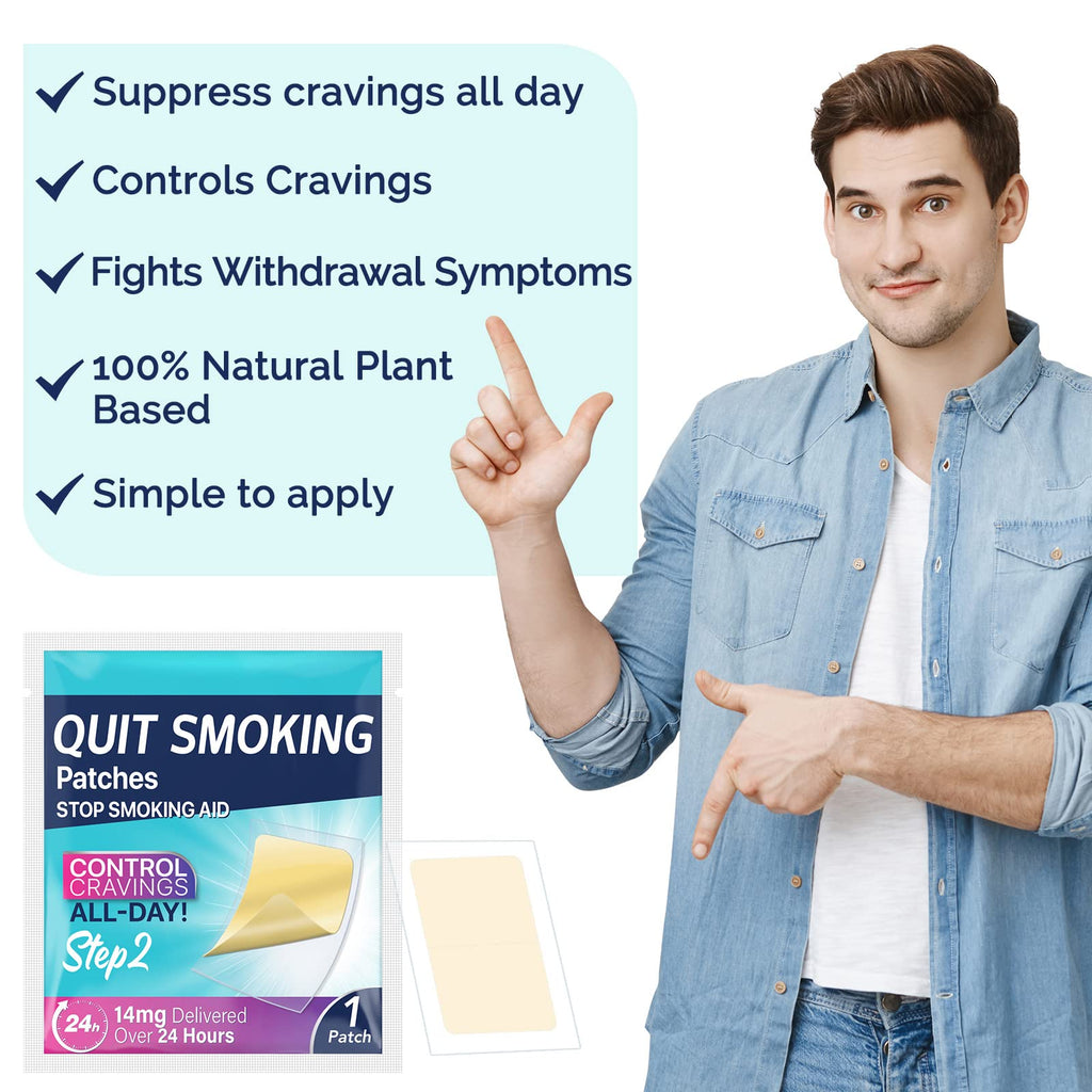 XWXUANYE 14 mg Step 2 Patches, Stop Patch, Aid, Easy and Effective Anti-Stickers, Best Product to Help Stop, Transdermal System