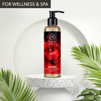 Cherry Sensual Massage Oil for Couple 6.8 Fl Oz - Massage Oil - Blend of Almond and Grapeseed Oils - Body Oil for Him & Her - fo