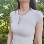 Maxhoo 528 hz Breathing Necklace, Anxiety Necklace, 528 hz Whistle Breathing Necklace for Meditation Tuning Tools, Mindful Calmi
