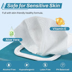 720 Count (12 Packs of 60) Wipes for Adults, 8 x 12 Extra Large for Incontinence & Cleansing, Disposable Body Shower & Bath Wipe