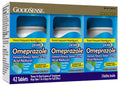 GoodSense Omeprazole Delayed Release Coated Tablets 20 mg, Cool Mint, Treats Frequent Heartburn, Acid Reducer, Heartburn Medicin