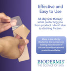 BIODERMIS Epi-Derm Keloid C-Strips, Silicone Gel Sheeting for Scars, Ideal for C-Section, Tummy Tuck, Hysterectomy & Cardiac Sur