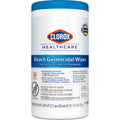 Clorox Healthcare Bleach Germicidal Wipes, 6.75 x 9, 70 Count Canister (Package May Vary)