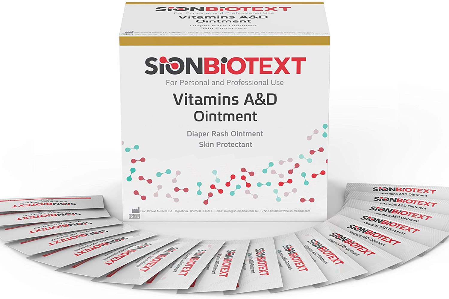 A and D Ointment by Sion Biotext Baby Diaper Rash Vitamin A + D Healing Cream for Dry Irritated Skin, Cuts, Burns Soothing Baby 