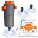 Sonmol Automatic Choking Rescue Device for Kids and Adults with 3 Masks | Portable Anti Choking Device Strong Suction Home Emerg